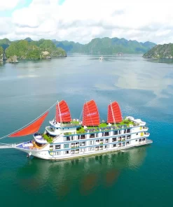 Experience visiting the world natural heritage-Ha Long Bay by luxury cruise 2D1N (Code: TVHL01)
